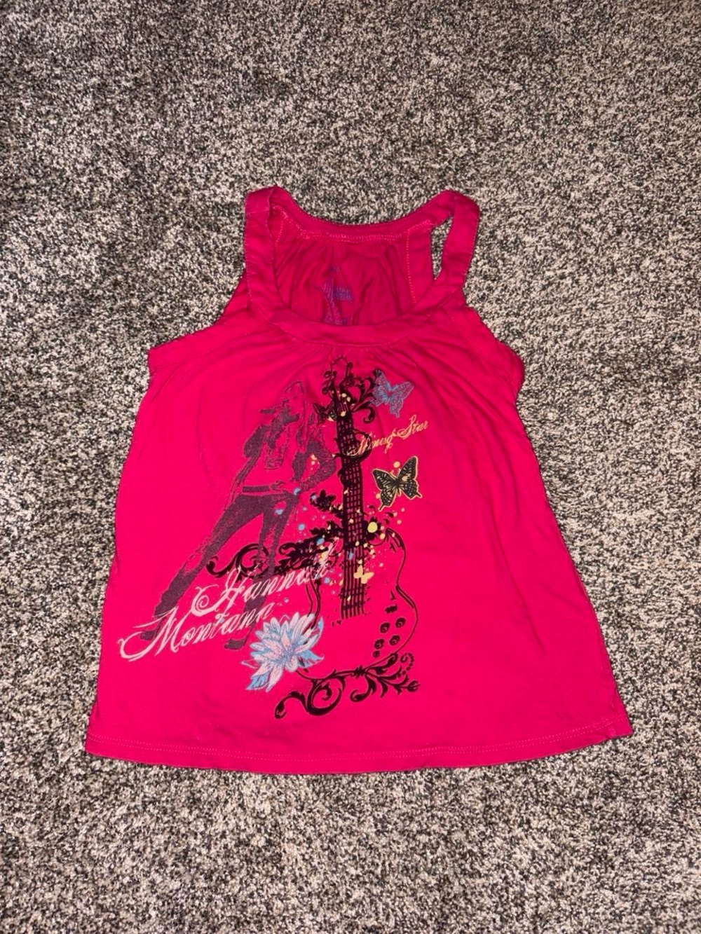 Y2K Pink Hannah Montana tank top
